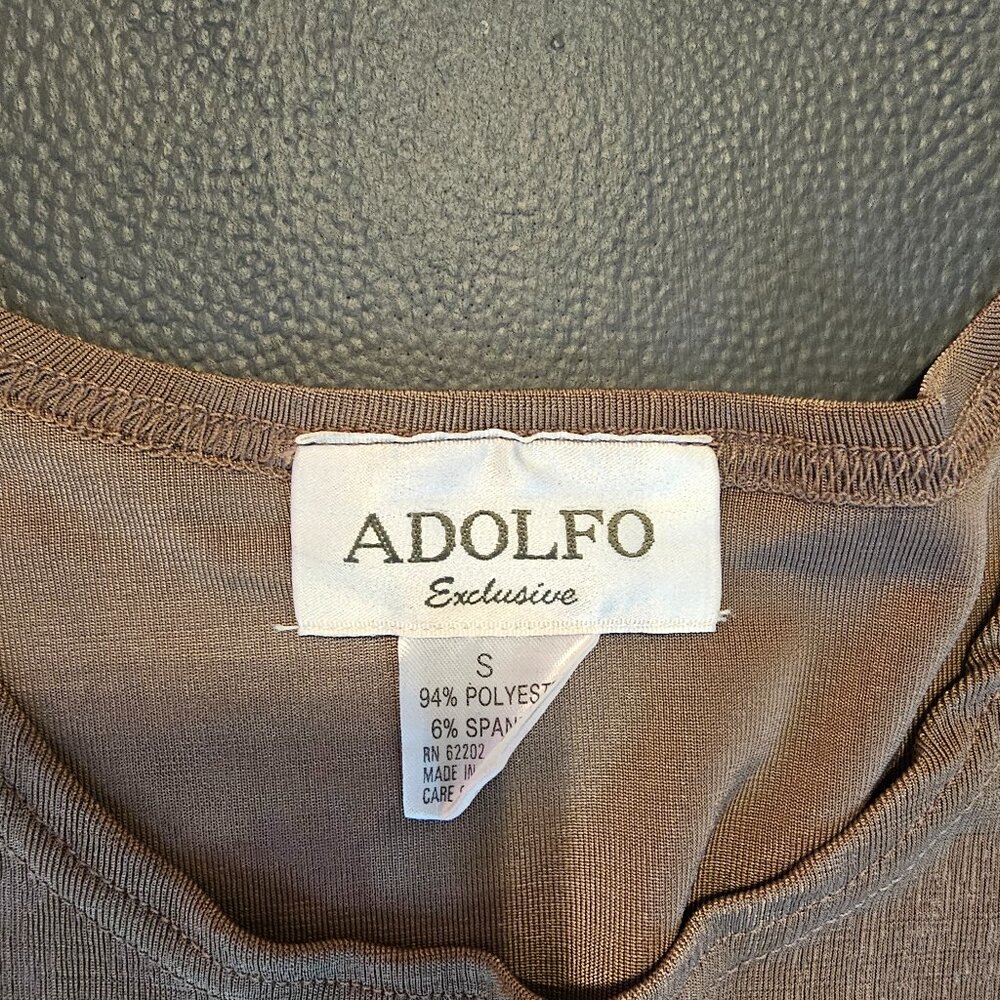 Adolfo Beige Blouse - Picture 5 of 5